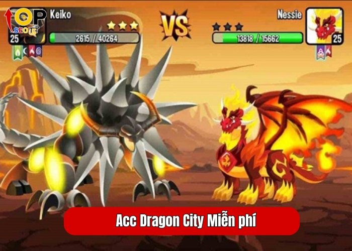Acc Dragon City Miễn phí