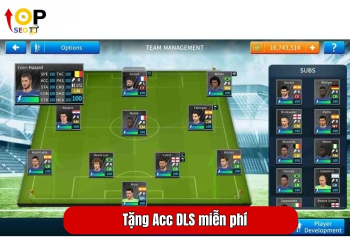 Tặng Acc DLS miễn phí